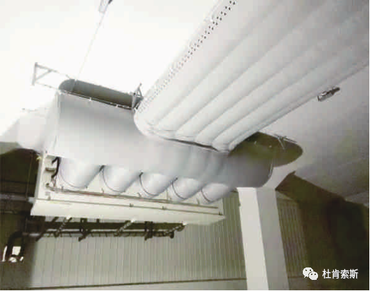 Z6尊龙凯时索斯柔性风管应用在冷库
